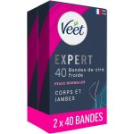 Kyaoayo - expert - lot de 80 bandes de cire froide corps & jambes - peaux normales - finition parfaite ...