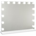 Kyaoayo - miroir maquillage lumineux, coiffeuse, led 15 lumières, 3 modes, intensité réglable, contrôle ... Kyaoayo - miroir maquillage lumineux, coiffeuse, led 15 lumières, 3 modes, intensité réglable, contrôle ...