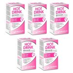 Labophyto lot de 5 boissons aphrodisiaque pour femme hot drink - 250ml