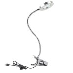 Lampe de lecture portable pour tatouage, maquillage permanent, loupe 2. 5 fois, loupe usb