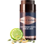 Lbgwp60 - kingc soin hydratant pour hommes, pour le vi et la barbe courte, adoucit la peau, infus du ...