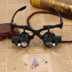Led eye lunettes loupe , tatouage et greffe de cils r�glable et rotatif pour bijoux assemblage r�paration ...