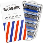 Letnerny - recharges de rasoir 5 lames pour homme de 4 cartouches de rechange compatibles r manche de ...