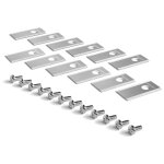 Lot de 12 lames + vis de rechange pour robots tondeuses rcx - krcher 2. 269 - 705. 0