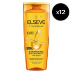 [lot de 12] shampooing lissant liss - intense elsve 350ml