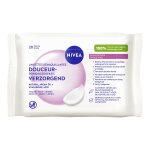 Lot de 2 lingettes d�maquillantes visage & yeux peaux s�ches nivea 20 lingettes