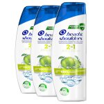 Lot de 3 head & shoulders shampooing antipelliculaire 2en1 - soin apple fresh shampooing le lot de 3 ...