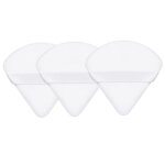 Lot de 3 houppettes blanc paquet de 3 blanc