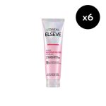 Lot de 6 - l'or�al paris elseve glycolic gloss d�m�lant gloss 150ml