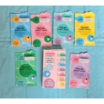 Lot de 7 masques visage retirable pell off th vert calmant noix de coco huile de macadamia jojoba vitamine ...