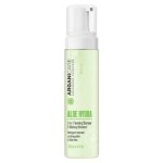 Lotion moussante dmaquillante - arganicare - aloe vera - 225ml - hypoallergnique - tous types de peau ...