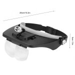 Loupe led pour apiculture, loupe mobile mont�e sur verre, miroir grossissant, outils de jardin