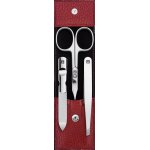 Manucure kit (3 pices, set de pdicure pour soins des ongles et des cuticules, cuir, avec ciseaux a ...