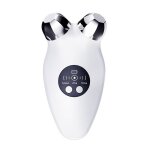 Masseur facial ems microcourant - instrument de beaut� pour le visage � domicile blanc