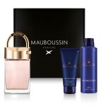 Mauboussin - coffret dcouverte 2023 promise me : eau de parfum 90ml, gel douche 100ml & dodorant 200ml ...