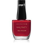 Max factor nailfinity gel colour vernis a ongles gel sans lampe uv / led teinte 310 red carpet ready ...