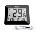 Mebus 48432 thermom�tre environnement thermom�tre electrique int�rieur & ext�rieur noir