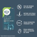 For men - lot de 3 kit depilation parties intimes - 3 crmes dpilatoires 100ml et 3 baumes de soin ...