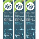 Men ¿ crème dépilatoire homme peaux sensibles ¿ 150ml - lot de 3 Men ¿ crème dépilatoire homme peaux sensibles ¿ 150ml - lot de 3