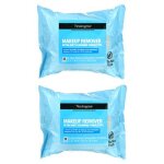Neutrogena lingettes dmaquillantes et nettoyantes ultradouces, 2 sachets, 25 lingettes compostables ...