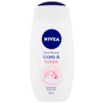Nivea care & roses gel douche traitant 250 ml