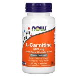 Now foods l - carnitine, 500 mg, 60 g�lules v�g�tales