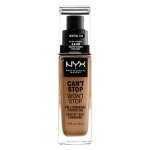 Nyx professional makeup - can't stop won't fond de teint liquide couvrant tenue 24h waterproof, fini ...