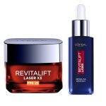 L'or�al paris - revitalift laser coffret routine s�rum r�tinol pur & cr�me fps 25 anti - age & anti - ...