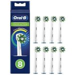 Oral - b lot de 8 brossettes cross action cleanmaximizer