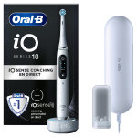Oral - b io 10 - avec etui de voyage chargeur - blanche - brosse a dents electrique