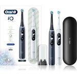 Oral b io 7 duo brosse  dents lectrique + 2 ttes de rechange black & white
