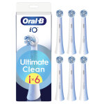 Oral - b srie io ultimate clean, brossettes rondes de rechange authentiques, brins crisscross, elimination ...