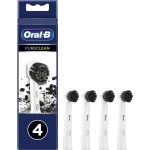 Oral - b t�tes de rechange pour brosse � dents pure clean charbon - lot de 4