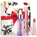 L'oral paris - coffret de nol - l'oral paris cadeau luxe femme ? srum anti - rides mascara noir baume ...