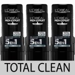 L'oreal paris men expert pure carbone gel douche 5 - en - 1 - homme - 6x 300 ml