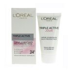 L'oreal triple active jour multi - protection moisturiser sensitive skin - crme hydratante 50ml