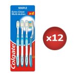 Pack de 12 - brosses a dents colgate multi - action souple