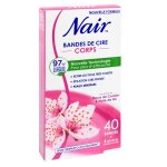 Pack de 2 - nair - bandes de cire froide corps aux extraits de fleurs de cerisier et huile de riz Pack de 2 - nair - bandes de cire froide corps aux extraits de fleurs de cerisier et huile de riz