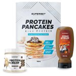 Pack petit - déj ¿ pancakes - protein cream black cookies + zero syrup caramel Pack petit - déj ¿ pancakes - protein cream black cookies + zero syrup caramel