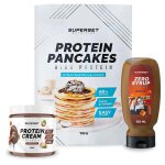 Pack petit - déj ¿ pancakes - protein cream chocotella + zero syrup caramel Pack petit - déj ¿ pancakes - protein cream chocotella + zero syrup caramel