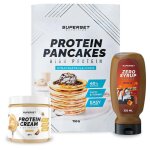 Pack petit - déj ¿ pancakes - protein cream white chocolate + zero syrup caramel Pack petit - déj ¿ pancakes - protein cream white chocolate + zero syrup caramel