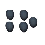 Paquet de 5 eponges de maquillage finger puff le noir le noir