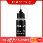 Pte de tatouage de jus noir naturel impermable, pour peinture d'art corporel temporaire, encre de tatouage ...