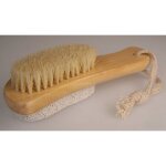 Pierre ponce de gommage et brosse avec poign�e