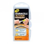 Piles auditives duracell activair 10