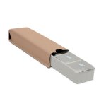 Pilulier journalier daily simili cuir plic compact marron transport m�dicaments