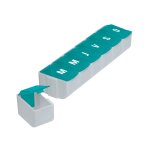 Pilulier semainier d�tachable plic 7 jours compartiments amovibles