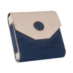 Pilulier semainier velvet jumbo velours plic 7 jours grande capacit� bleu