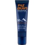 Piz buin mountain crme solaire visage spf50 + 20ml + stick lvres 2, 3ml