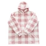 Rose / marron 0. 09 venteo plaid a capuche cadeau pour homme femme pull femme et pyjama femme ultra doux ...